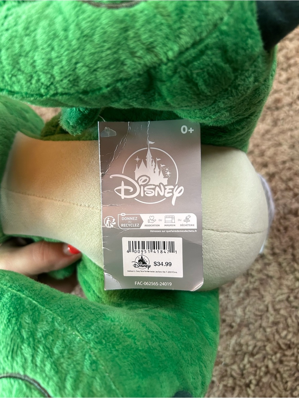 Disney Pixar Rex from Toy Story 10” Plush NWT - Picture 6 of 6